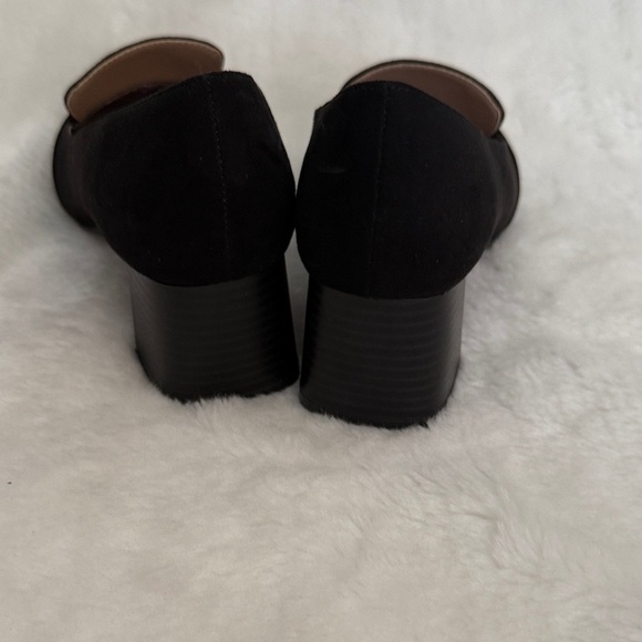 Kelly & Katie Black Suede Tassel Loafers - Picture 4 of 11